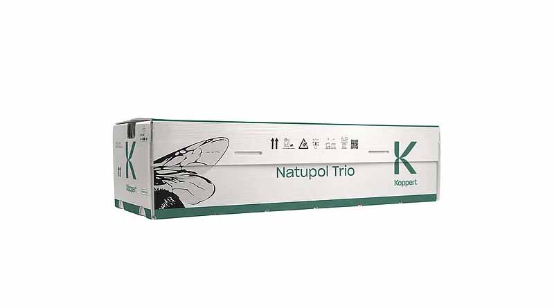 Natupol Trio by Koppert: Weatherproof Bumblebee Pollinator for Outdoor Early Blossoming Crops