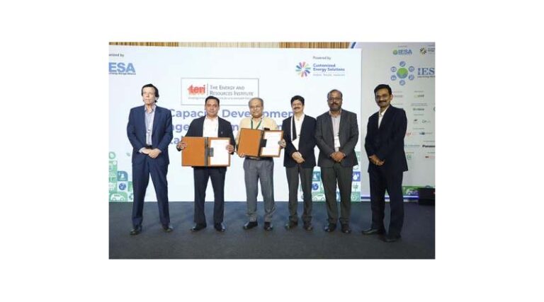 TERI and SCGJ Sign MoU to Strengthen Capacity Building in Energy and Environment Sectors at India Energy Storage Week 2025