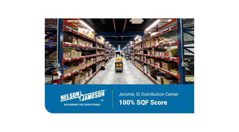 Nelson-Jameson Distribution Center Earns 100% Score On Its First Safe Quality Food Audit