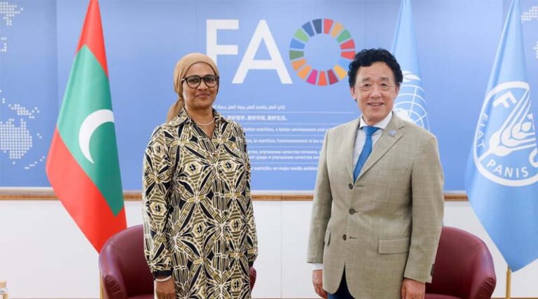 Bilateral meeting with H.E. Mariyam Mariya, Minister for Agriculture and Animal Welfare of the Maldives