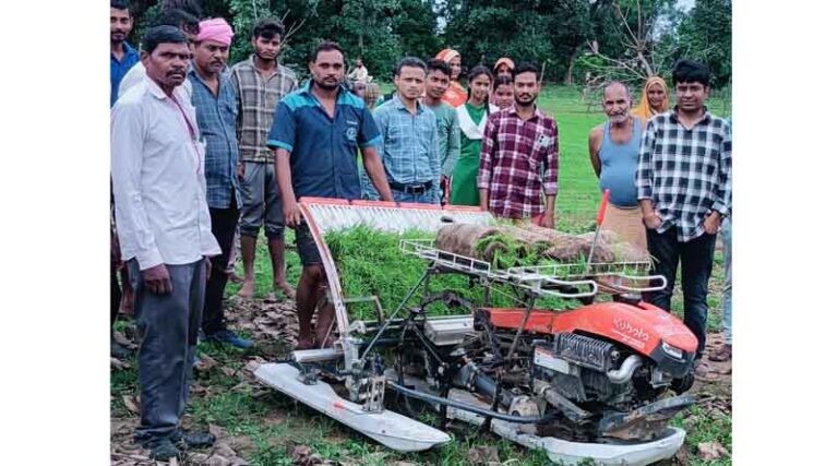 This 4-Row Rice Transplanter Is Revolutionizing Paddy Farming in Rural India