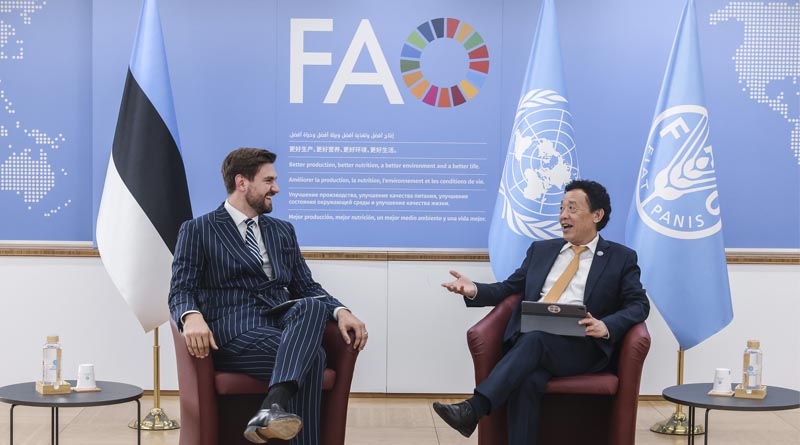Bilateral meeting with H.E. Hendrik Johannes Terras, Minister for Regional Affairs and Agriculture of the Republic of Estonia