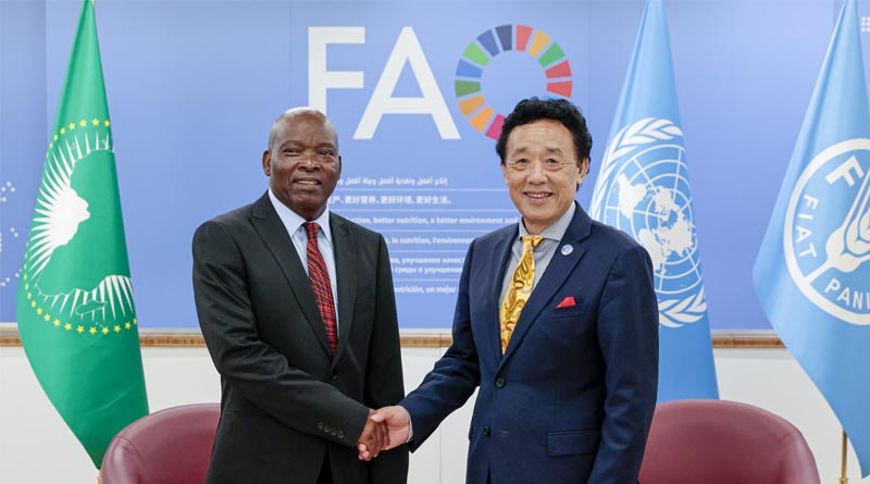 Bilateral Meeting with H.E. Moses Vilakati, Commissioner for Agriculture, Rural Development, Blue Economy and Sustainable Environment of the African Union Commission (AUC)