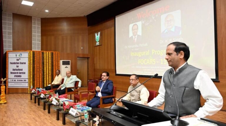 Nurturing Scientific Leadership: Dr Himanshu Pathak Inspires Next-Gen ARS Scientists