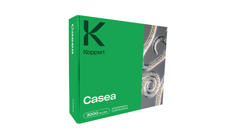 Casea by Koppert: Beneficial Nematodes for Insect Pest Control in Stone Fruits, Outdoor Vegetables, and Urban Trees