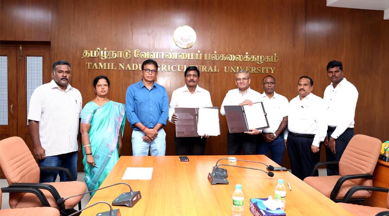 Tamil Nadu Agricultural University Signs MoU with VST Tillers Tractors