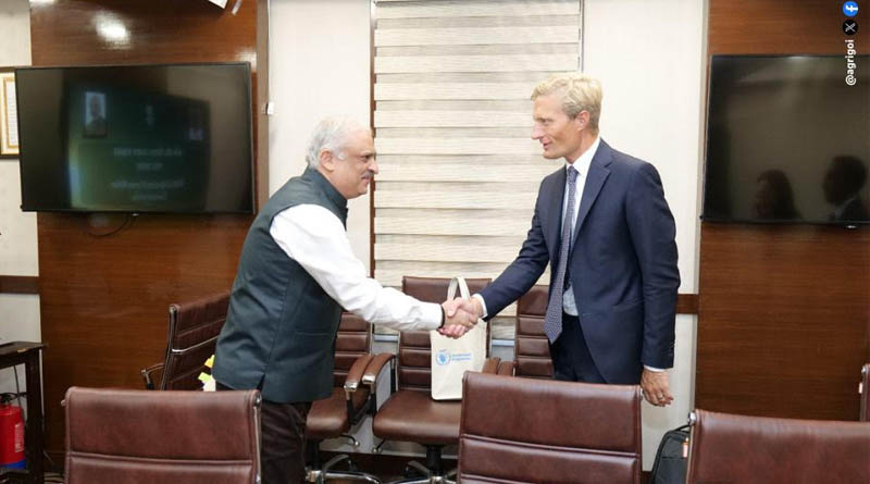 India–WFP Partnership: Carl Skau Meets Agriculture Secretary Devesh Chaturvedi to Strengthen Global Food Security