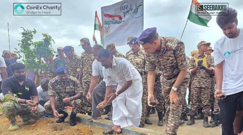 CoinEx Charity and Seerakku Lead 2,000 Palm Seeds Plantation in Ambattur Lake