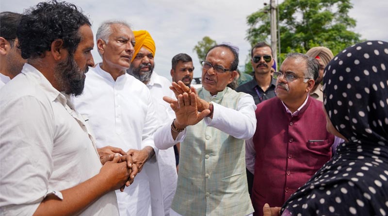 Floods Impact 1,400 Villages in Punjab: Union Agriculture Minister Shivraj Singh Assures Full Support to Farmers