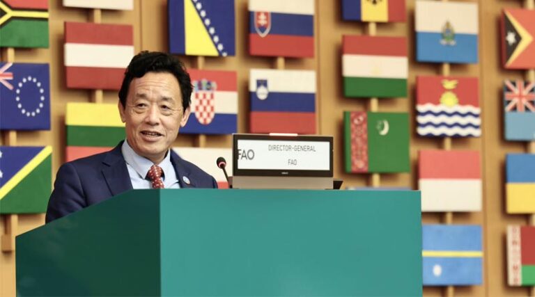 FAO Director-General Calls For New Social Pact To Transform Agrifood Systems