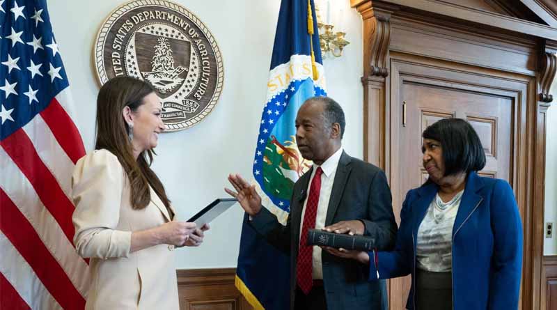 Dr. Benjamin S. Carson, Sr., M.D., Sworn in as National Nutrition Advisor at U.S. Department of Agriculture
