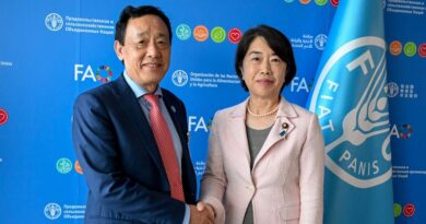 Bilateral Meeting with H.E. Sachiko Yamamoto, Parliamentary Vice-Minister for Agriculture, Forestry and Fisheries of Japan