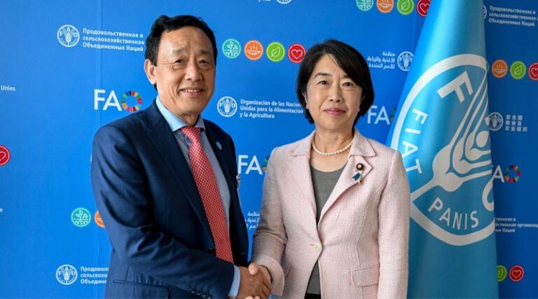 Bilateral Meeting with H.E. Sachiko Yamamoto, Parliamentary Vice-Minister for Agriculture, Forestry and Fisheries of Japan