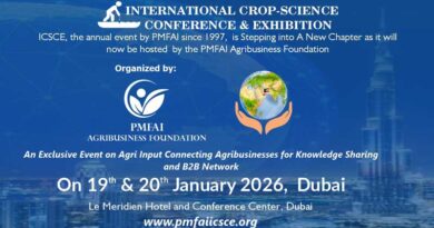 PMFAI to Host International Crop Science Conference & Exhibition in Dubai on 19–20 January 2026