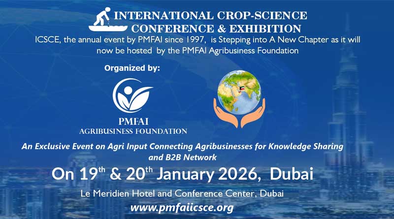 PMFAI to Host International Crop Science Conference & Exhibition in Dubai on 19–20 January 2026