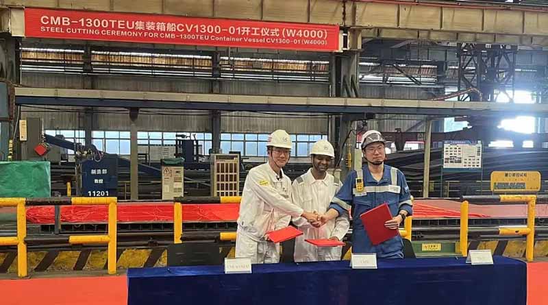 Steel Cut For Yara Eyde – World’s First Ammonia-powered Container Ship