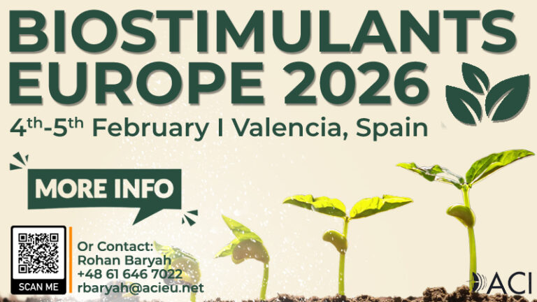 Biostimulants Europe 2026 - ACI to Convene in Valencia, Spain