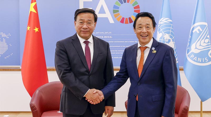 Bilateral meeting with H.E. Han Jun, Minister for Agriculture and Rural Affairs (MARA) of the People’s Republic of China