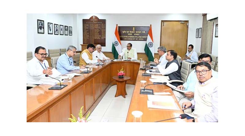 Union Minister Mr. Shivraj Singh Chouhan Holds High-level Meeting On Strengthening KVKs