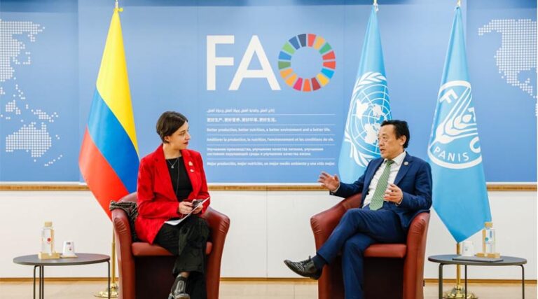 Bilateral meeting with H.E. Martha Viviana Carvajalino Villegas, Minister for Agriculture and Rural Development of the Republic of Colombia