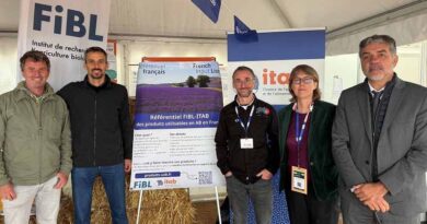 FiBL and ITAB presenting the French input list at Tech&Bio