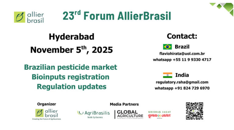 LATAM Agrochemical Regulatory Pathways to Be Showcased at 23rd Forum AllierBrasil in India