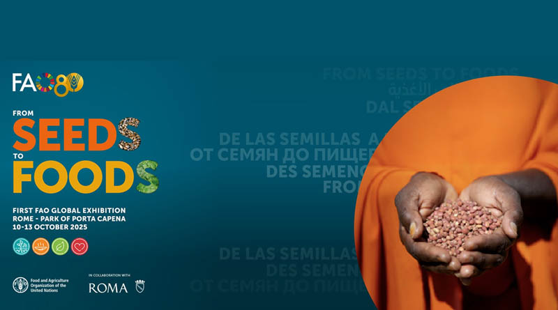 FAO’s 80th Anniversary: Global exhibition “From Seeds to Foods” to kicks off celebration