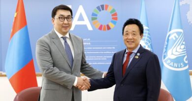 Bilateral meeting with H.E. Jambaltseren Tumur-Uya, State Secretary in the Ministry of Food, Agriculture and Light Industry of Mongolia
