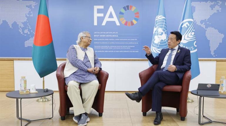 Bilateral meeting with The Honourable Muhammad Yunus, Chief Adviser of the interim Government of Bangladesh