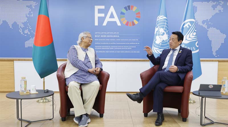 Bilateral meeting with The Honourable Muhammad Yunus, Chief Adviser of the interim Government of Bangladesh