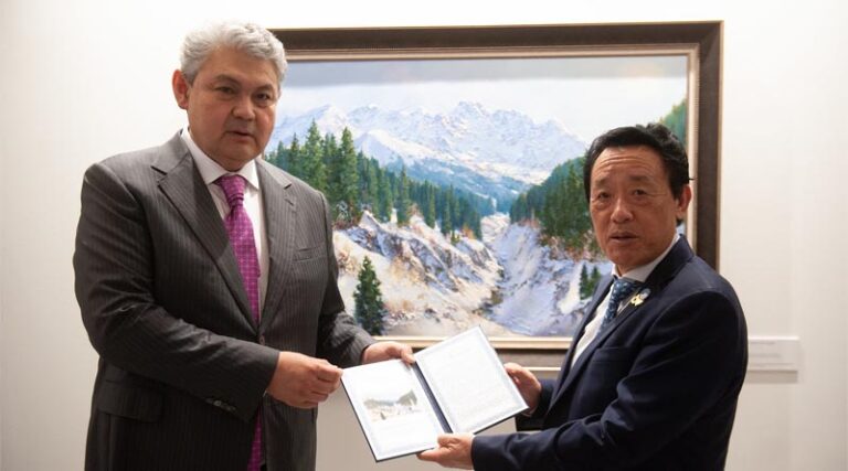 Bilateral meeting with H.E. Yermek Kosherbayev, Minister for Foreign Affairs of the Republic of Kazakhstan