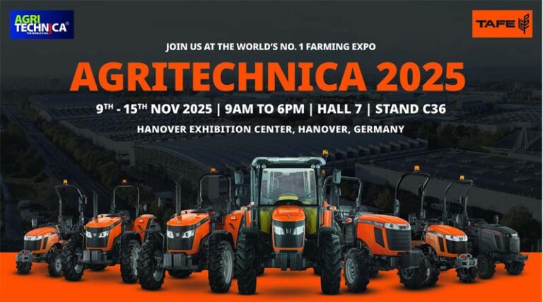 TAFE Tractors Brings 65 Years of Manufacturing Excellence and Its New European Tractor Range to Agritechnica 2025