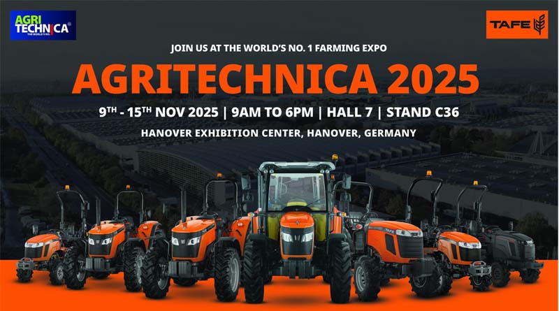 TAFE Tractors Brings 65 Years of Manufacturing Excellence and Its New European Tractor Range to Agritechnica 2025