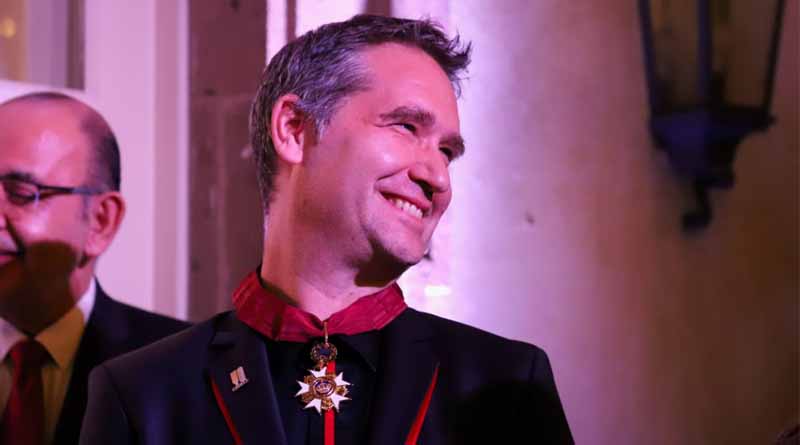 Belgium Honors CIMMYT Director General Bram Govaerts with Commander of the Order of the Crown