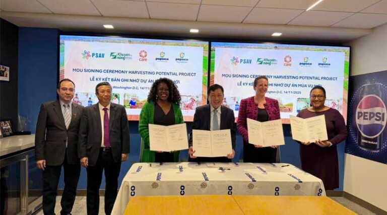 PPP model promoted: PSAV, NAEC, PepsiCo Foundation and CARE jointly launch Phase II of the Project “New Crop: Sustainable Agriculture Initiative”