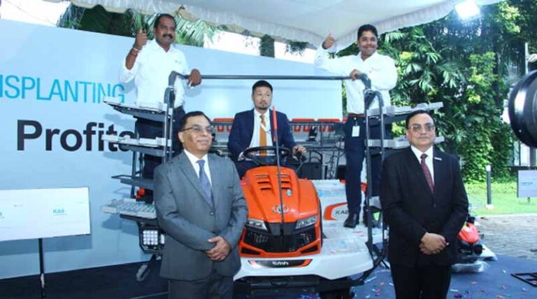 Escorts Kubota Introduces Third-Generation Ride-On Rice Transplanters in India