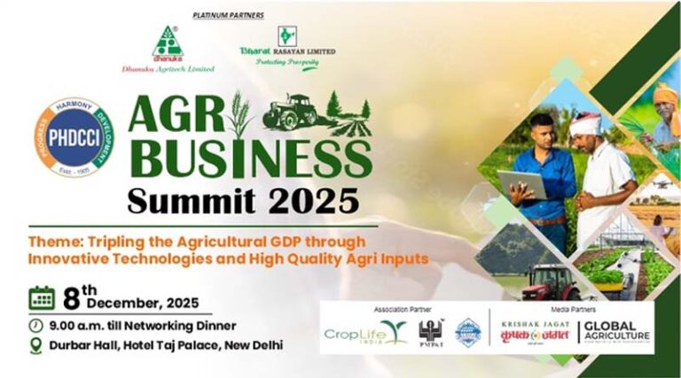 PHDCCI to Host Agribusiness Summit 2025 in New Delhi on December 8