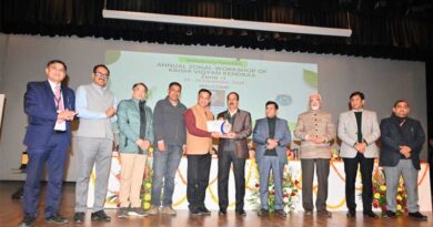 Palampur Agriversity's KVK Mandi Bags Prestigious "Best KVK Award"