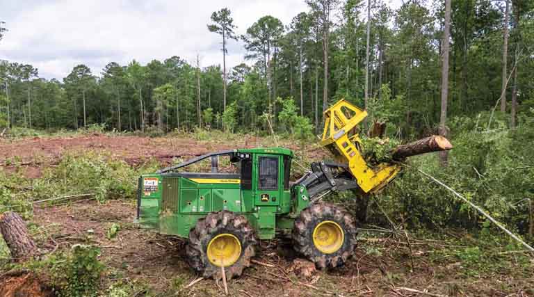 John Deere L-III Wheeled Feller Bunchers Deliver Exceptional Operator Experience and Visibility
