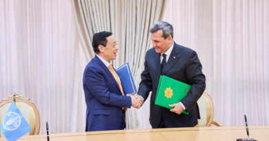 Bilateral Meeting with H.E. Rashid Meredov, First Deputy Chair of the Cabinet of Ministers and Minister for Foreign Affairs of Turkmenistan