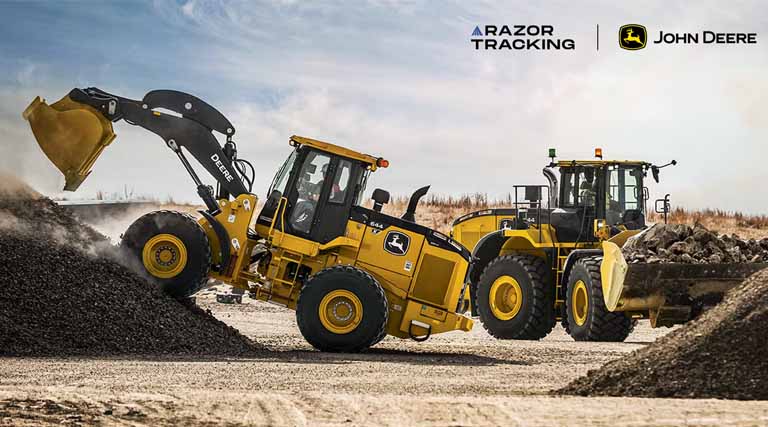 Razor Tracking Construction Fleet Integration Solution Now Available Through John Deere Operations Center™
