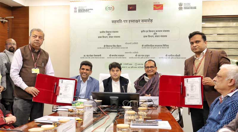 Department of Posts Signs MoU with Department of Agriculture & Farmers Welfare to Strengthen PAN-India Sample Logistics