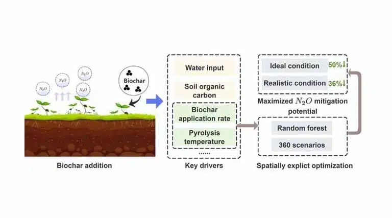 Optimized Biochar Use Could Cut China’s Cropland Nitrous Oxide Emissions By Up To Half