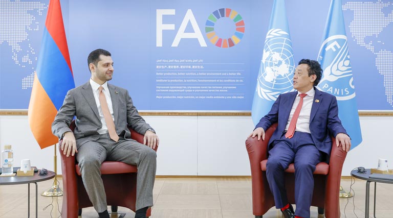 Bilateral meeting with H.E. Hambardzum Matevosyan, Minister for Environment of the Republic of Armenia