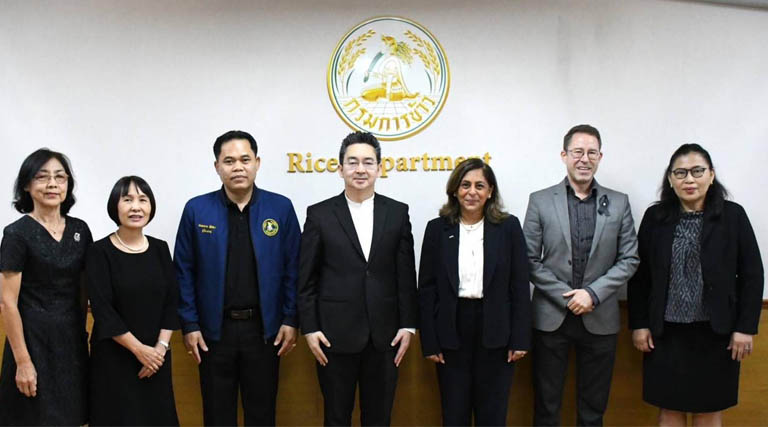 Rice Department of Thailand and IRRI discuss cooperation for advancing rice production in Thailand and Africa
