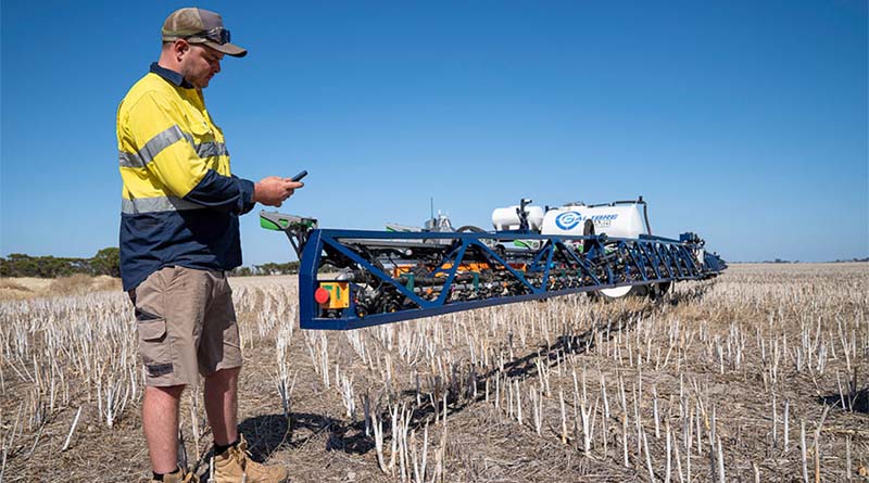 Tireless Robot Joe Takes The Pressure Off Summer Weed Spraying