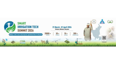 Smart Irrigation Tech Summit 2026 to be Held in Haryana on March 31–April 1 Smart Irrigation Tech Summit 2026 to be Held in Haryana on March 31–April 1