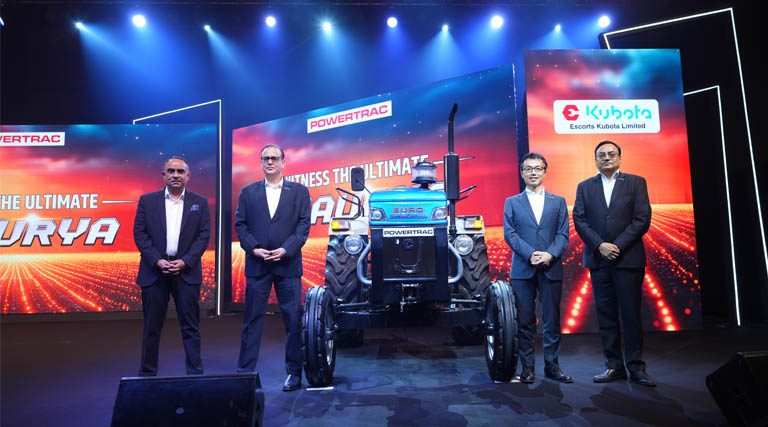 Escorts Kubota Launches ‘South Special’ Powertrac Shaurya Paddy Tractor Series in India