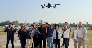 Ready for lift-off: IRRI, Thailand’s Rice Department, and Kasetsart University Gather Around Drones For Low-emission Rice And Climate-smart Agriculture