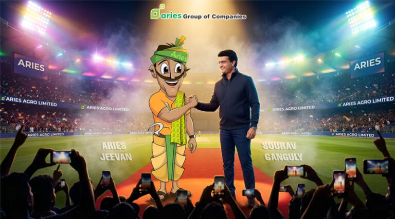 Aries Agro Limited Appoints Sourav Ganguly as Brand Champion